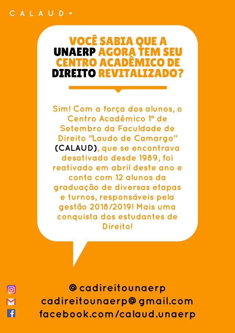 Cartaz Calaud Coordenacao